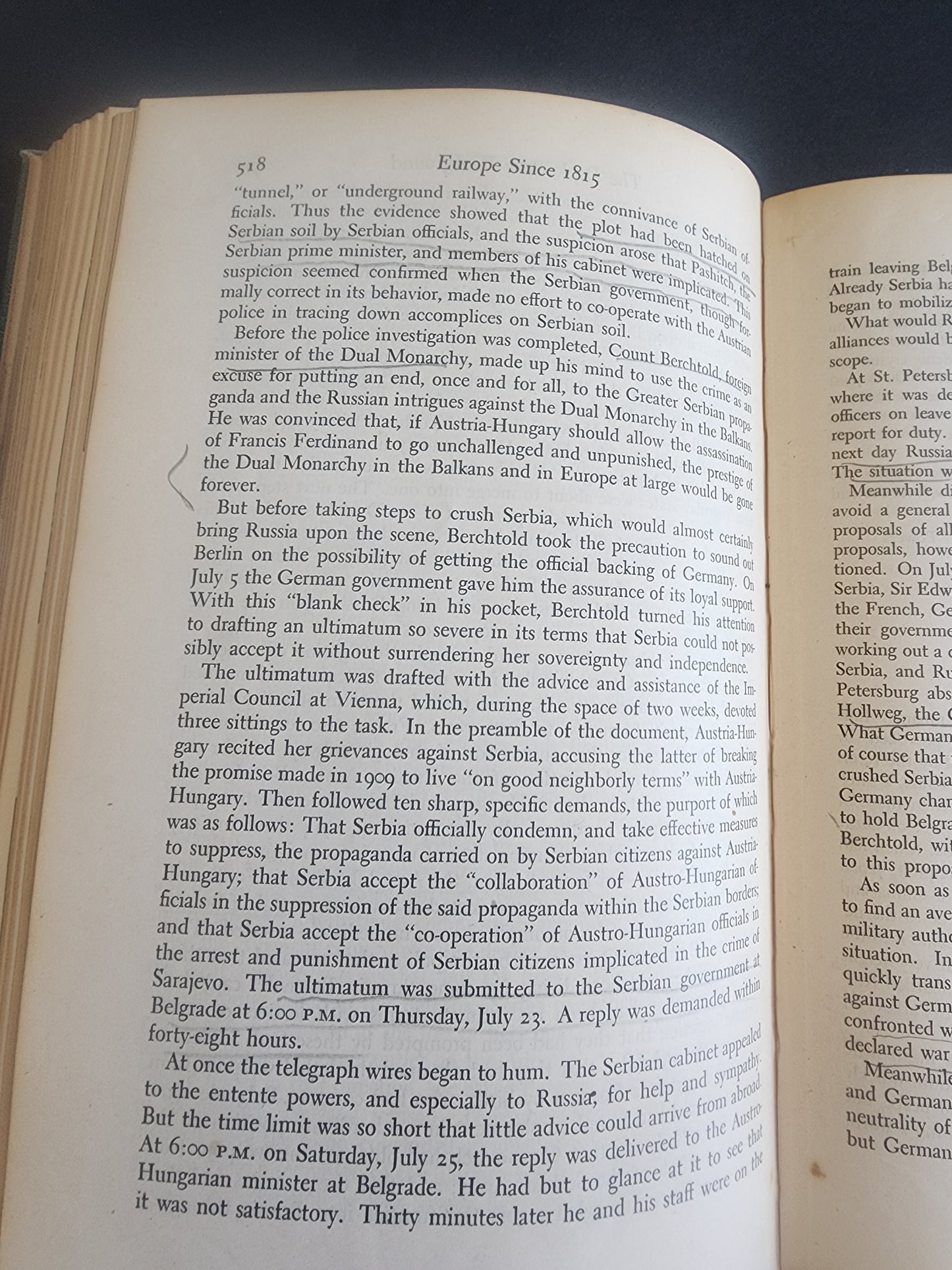Europe Since 1815, Garrett and Godfrey HB 1947, History Book