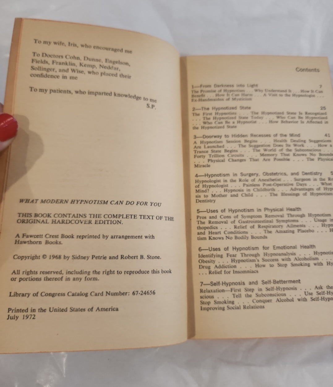 What modern hypnotism can do for you PB Book by Sidney Petrie 1968