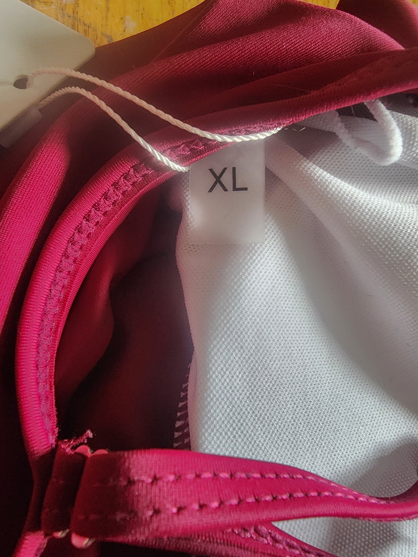 Holipick Tankini Top Womens Size XL NEW Blouson Adjustable Strap Berry Swimwear