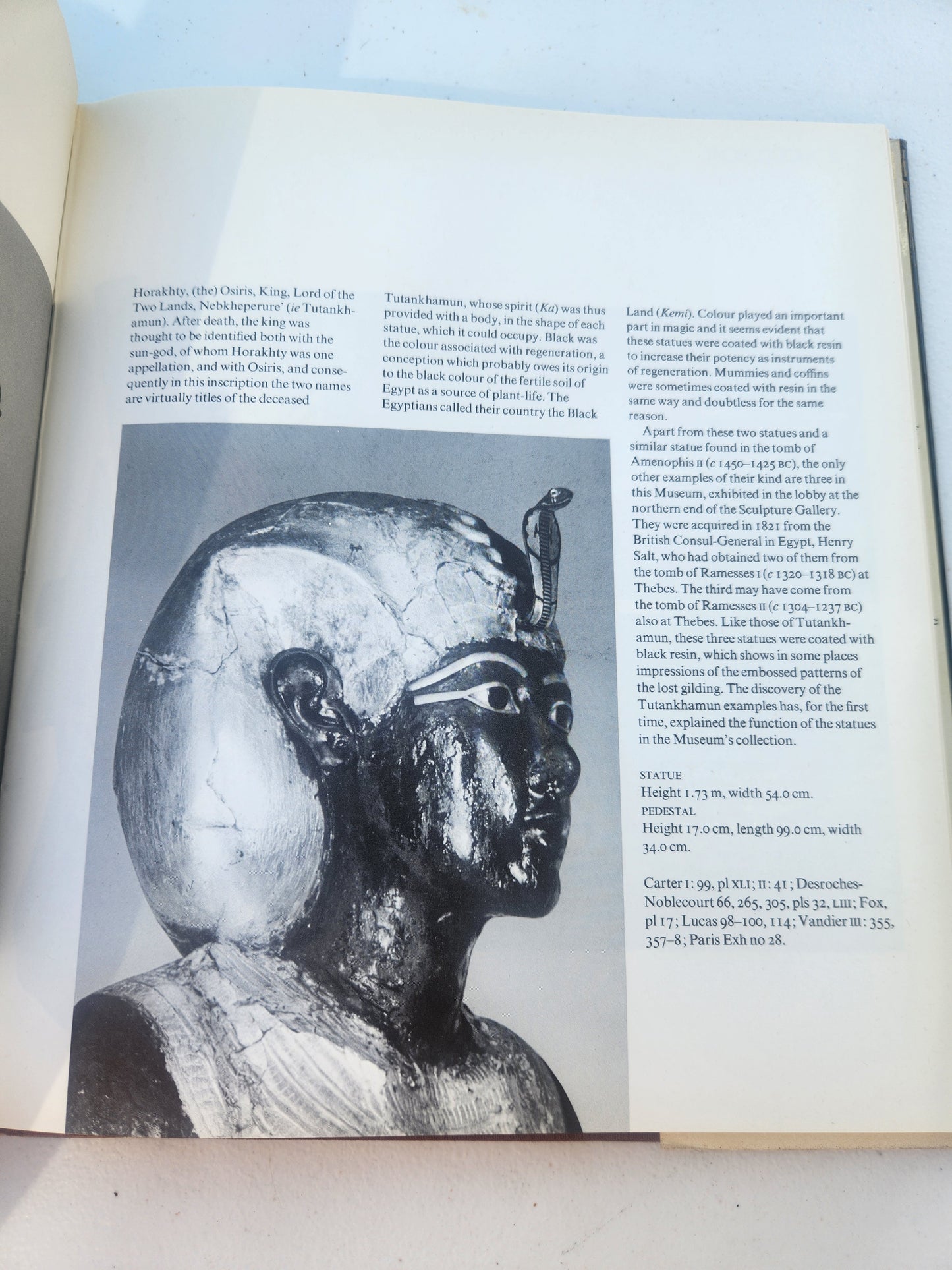 THE TREASURES OF TUTANKHAMUN by I. E. S. Edwards Hardcover 1974 archaeology