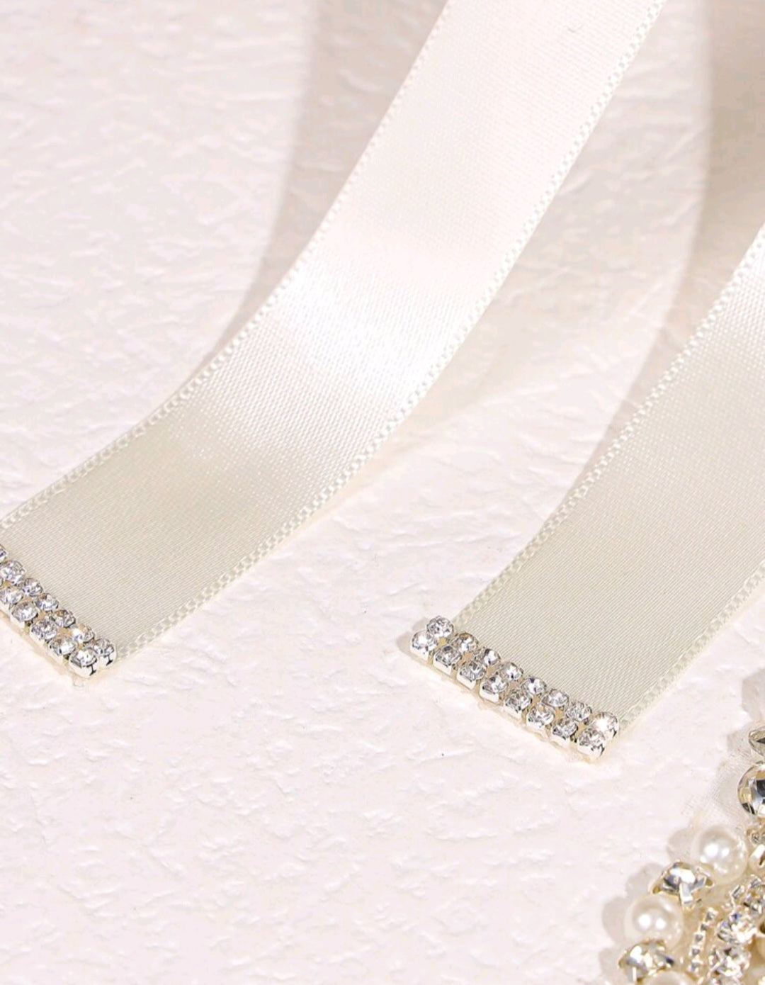 Wedding Dress Belt For Bride Crystal Rhinestone ivory Sash Wedding Belt osfm.