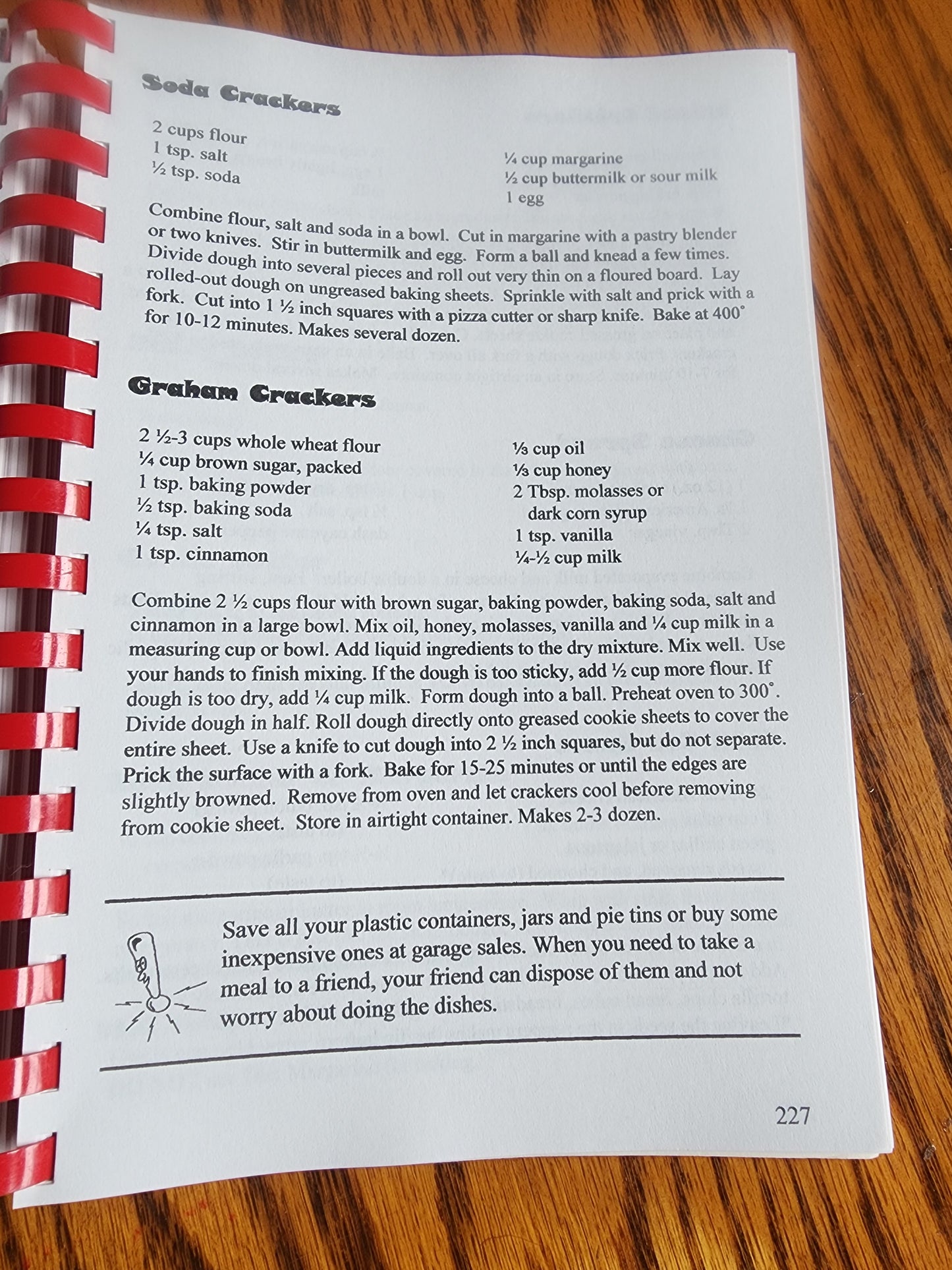 Not Just Beans: Fifty Years of Frugal Family Favorites spiral softcover Cookbook