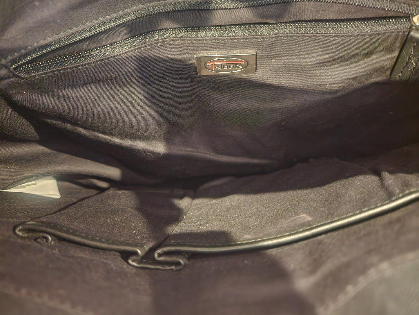 Talbots Women's Shoulder Bag Tote - Red, Black, Tan & Gold with Silver Sequins