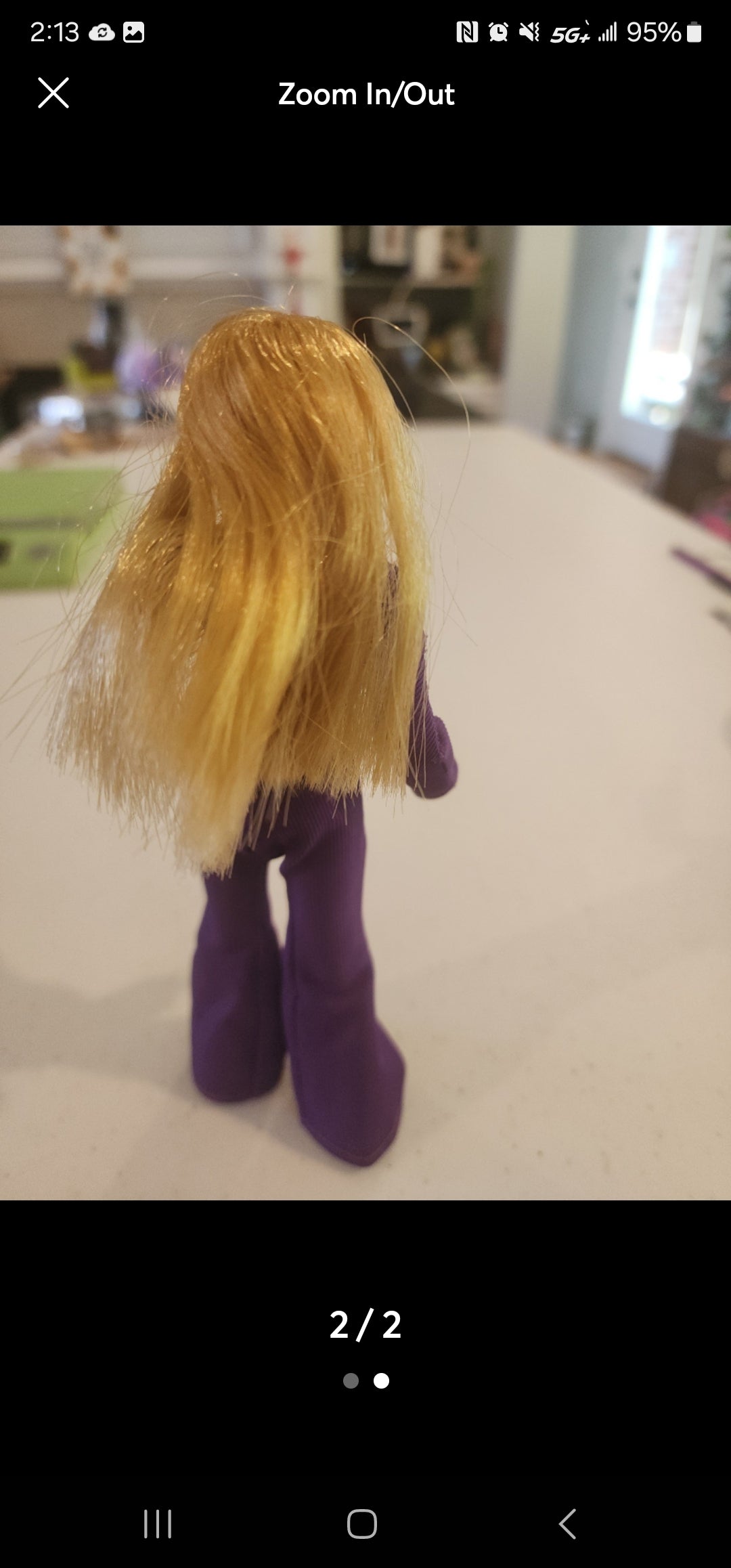 MEGO Vintage 1972 DINAH MITE Jointed Action Figure 7 1/2" DOLL, Outfit & Belt