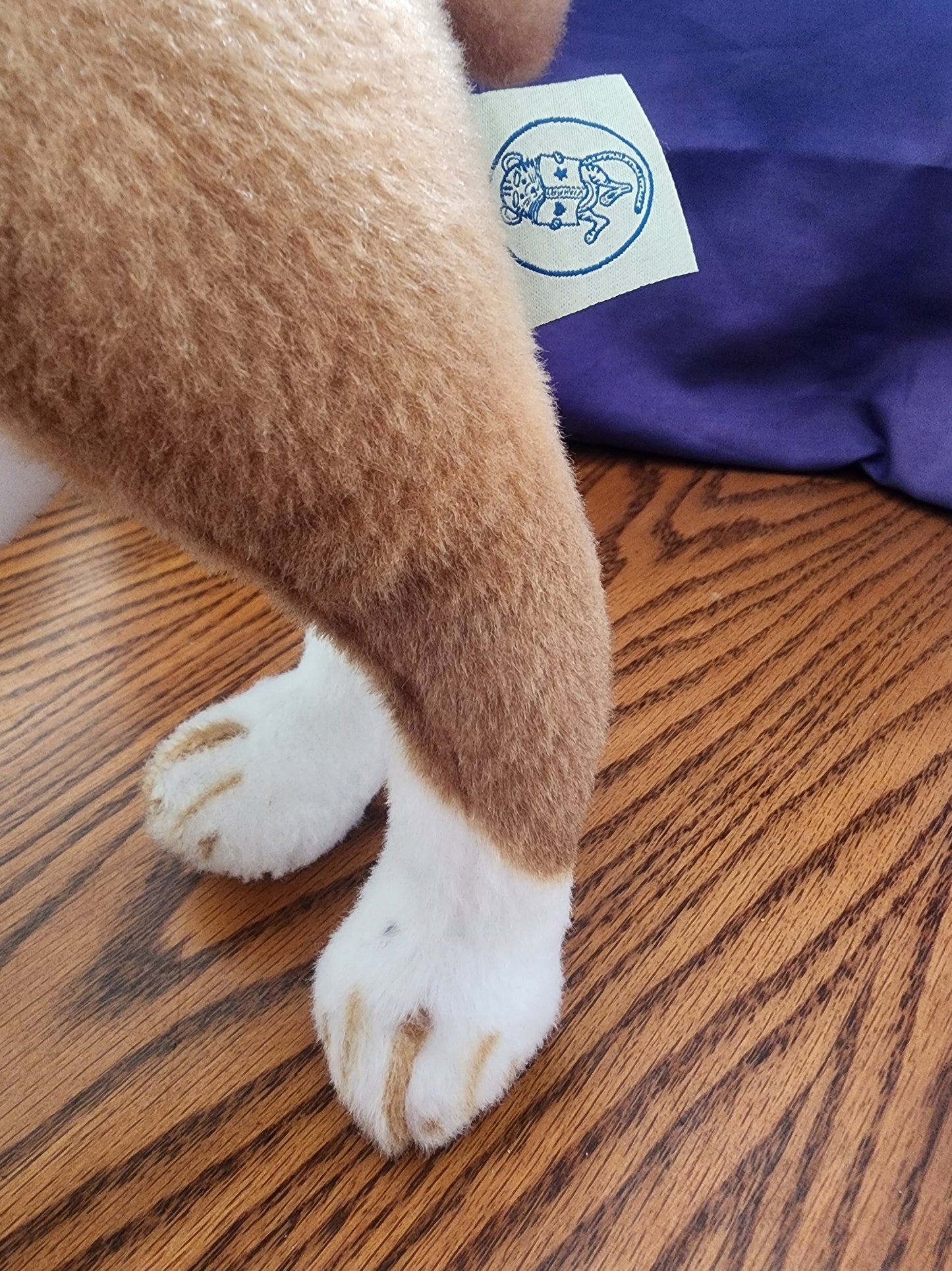 Tiger Tale Toys Bobby The Boston Terrier 16" Poseable Legs Plush Dog