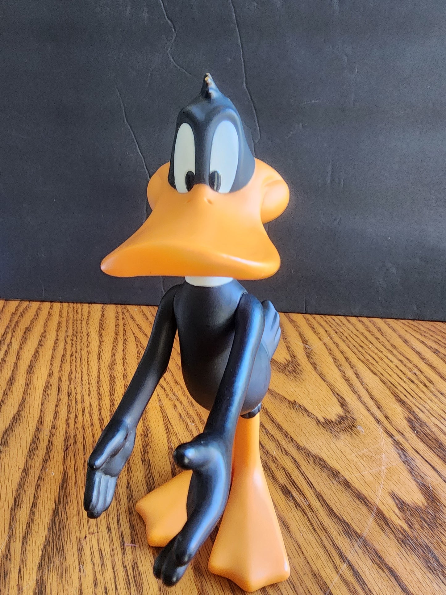 Vintage Looney Tunes Daffy Duck Jointed Stand Up Toy PVC 8.25" Doll Figurine