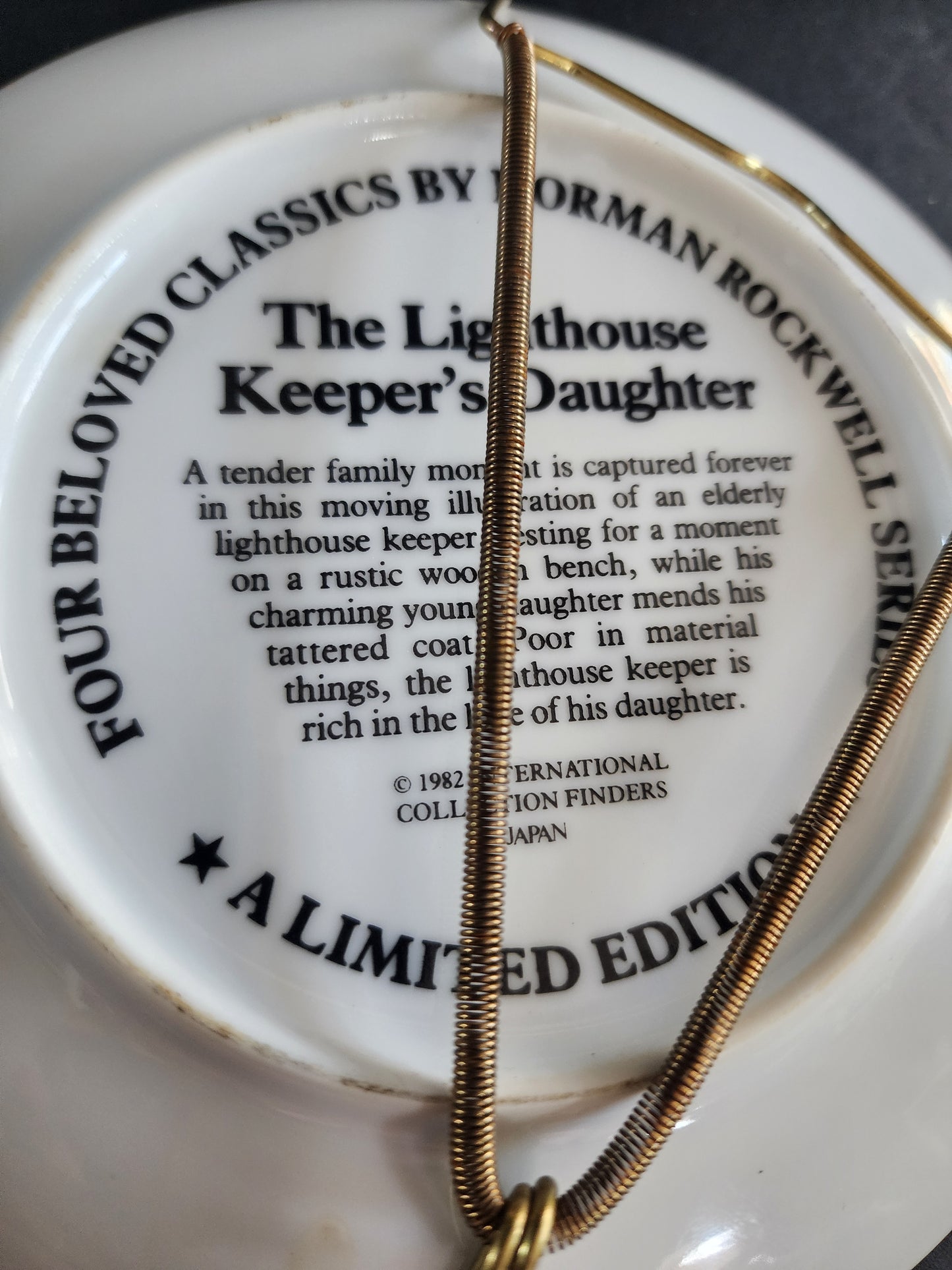 Norman Rockwell Plate (1982) “The Lighthouse Keepers Daughter" 6.50"
