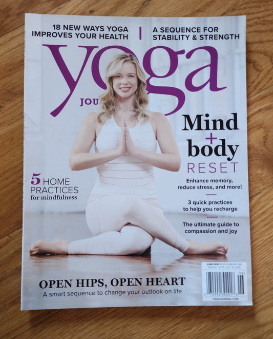 Yoga Journal Magazine June 2018 guide to compassion & Joy