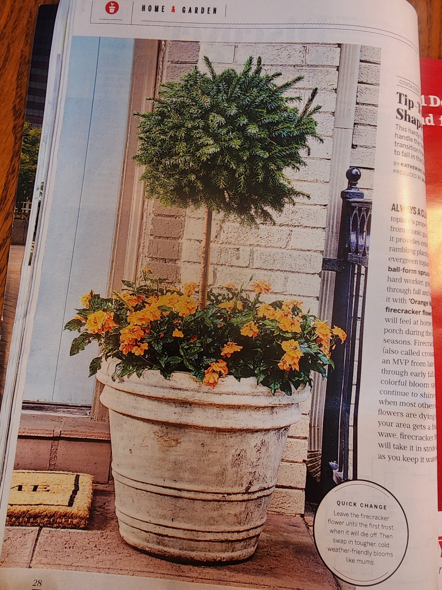 Southern Living September 2019 Octavia Spencer Charleston Apple Pie, Fall Style