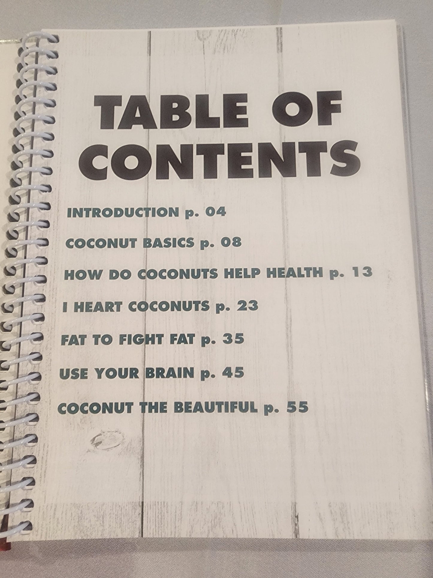 Healing with Coconut by Jacqueline B. Marcus - 2018 Spiral Hardcover book