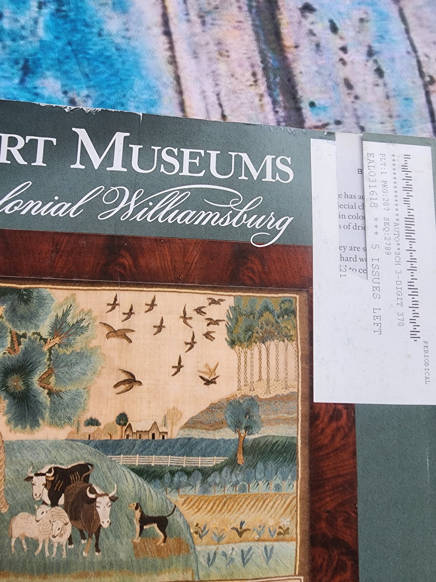 Early American life April 2023 Discovering Virgina's Bloomsbury, Easter bunny