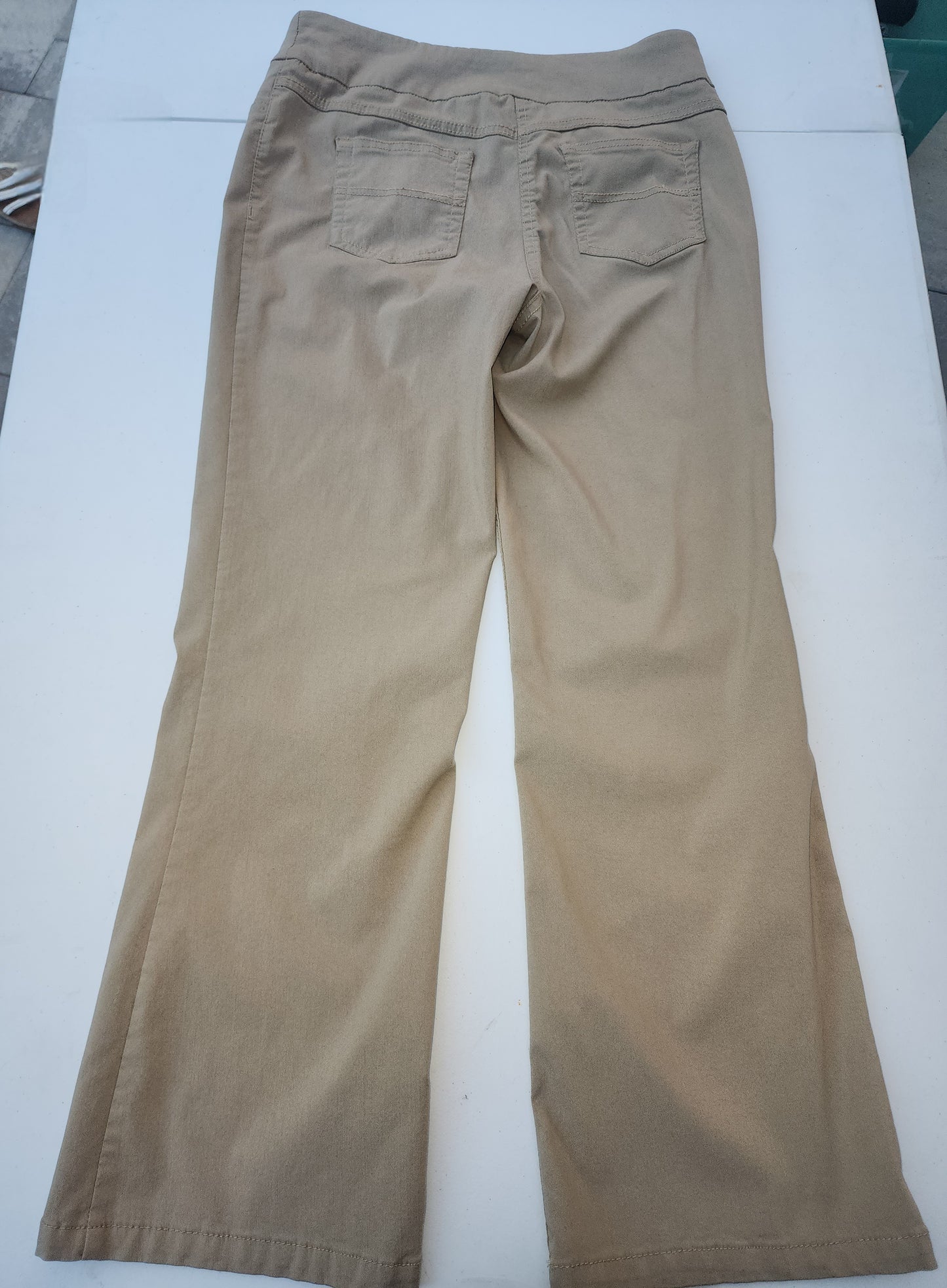 Women's Tan Stretch Pants by Westbound 10 short