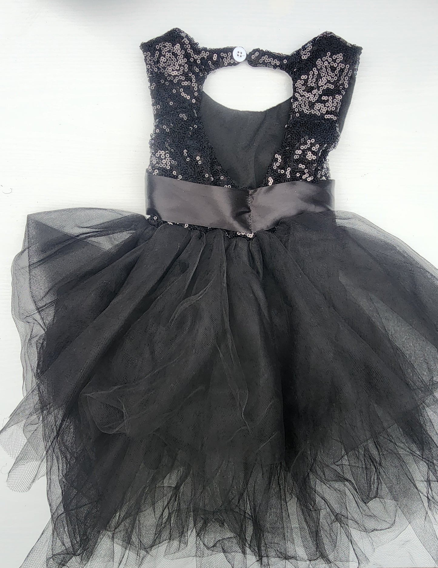 Toddler Kids Girls Baby Princess Dress Sleeveless Sequins Tutu Tulle Dresses 6-9m