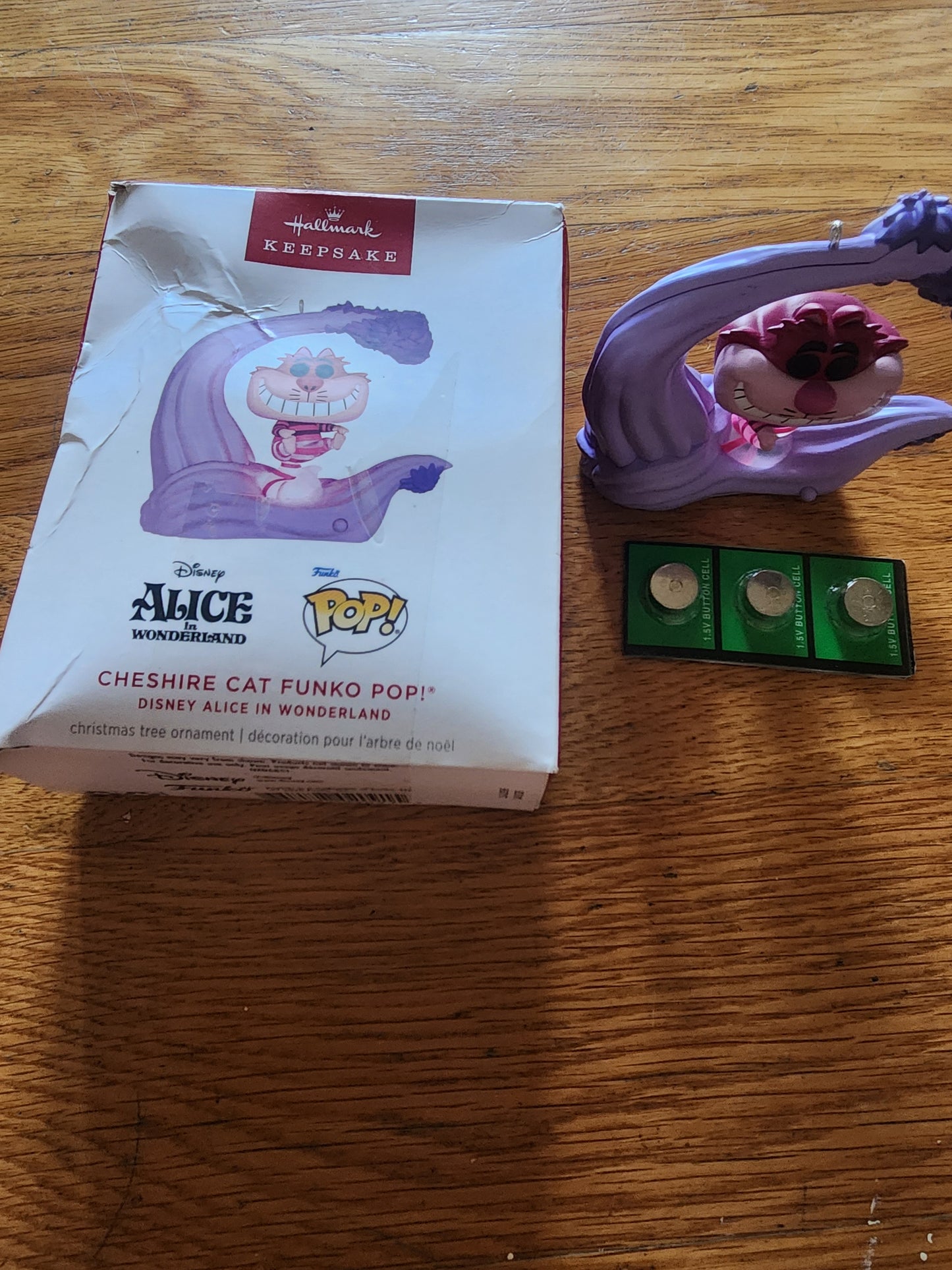 Hallmark Keepsake Christmas Ornament 2024 Disney Alice Wonderland Cheshire Cat