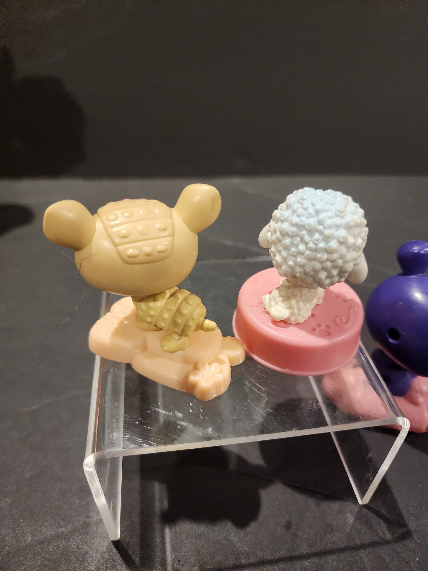 LITTLEST PET SHOP LPS ARMADILLO BOBBLEHEAD, Panda, Lamb Kitten MCDONALDS TOY