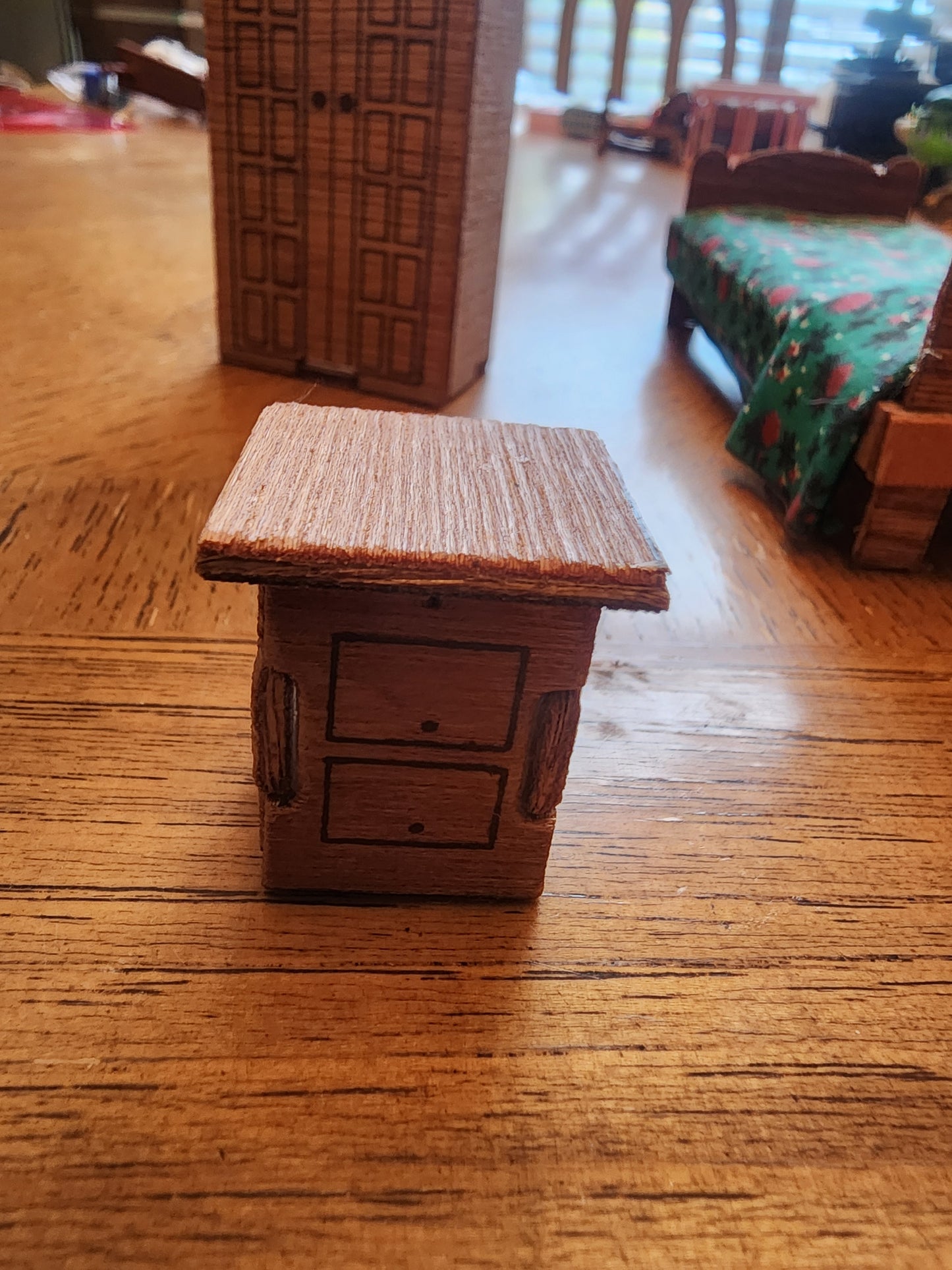 Doll House Bed Wardrobe and nightstand