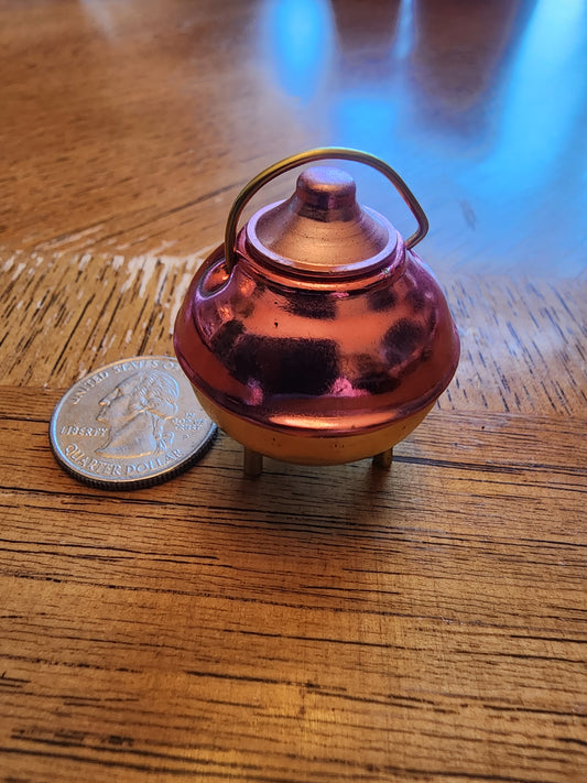 Miniature Copper look Soup Tureen for dollhouse