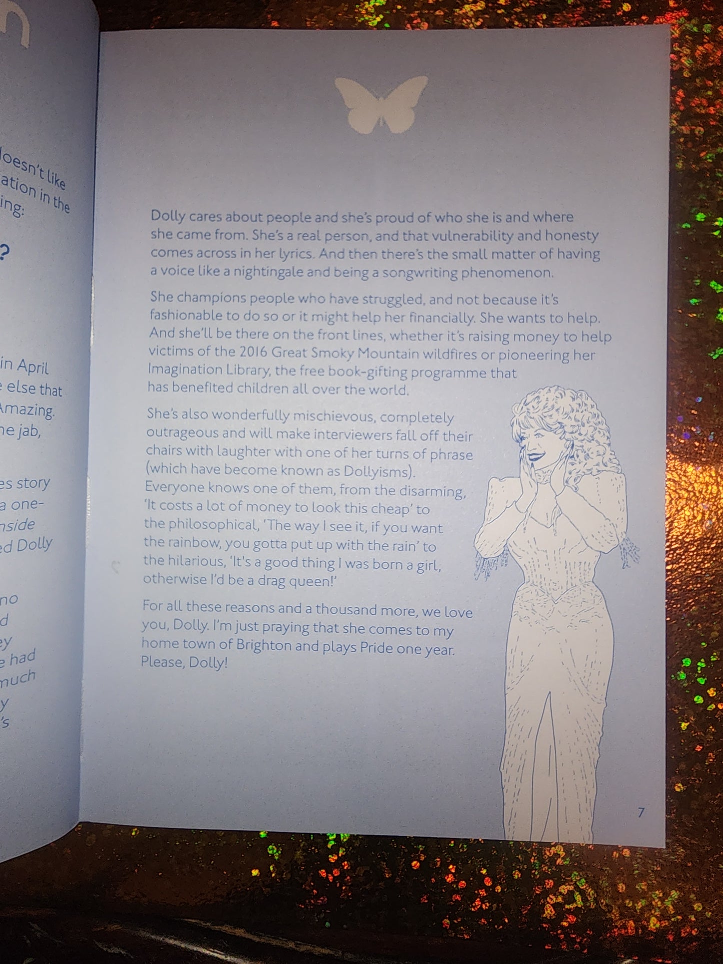 The Dolly Parton Activity Book: An Unofficial Lovefest paperback activity Book