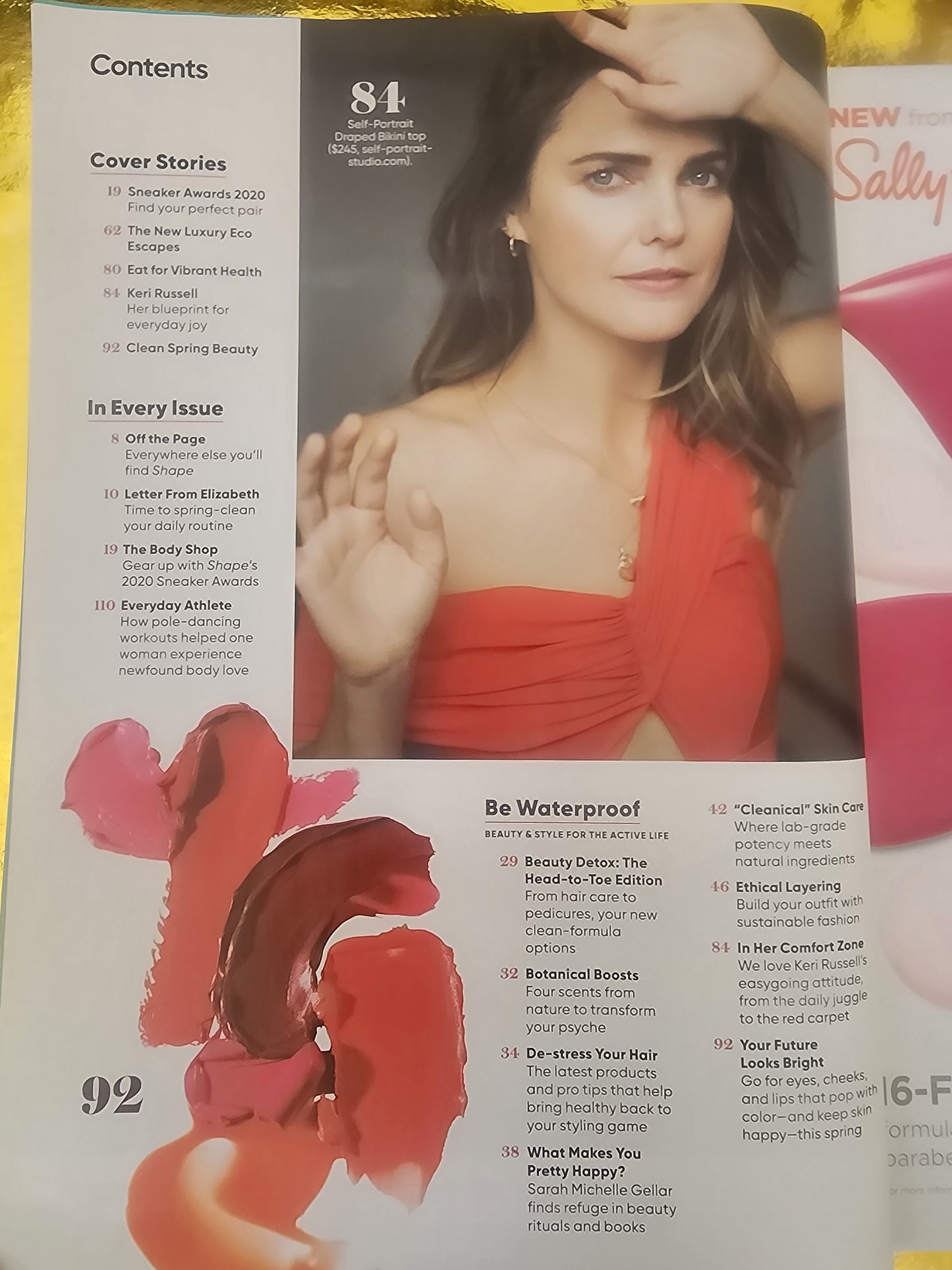 April 2020 issue Shape Magazine Keri Russell #218 Eat for Vibrant Health