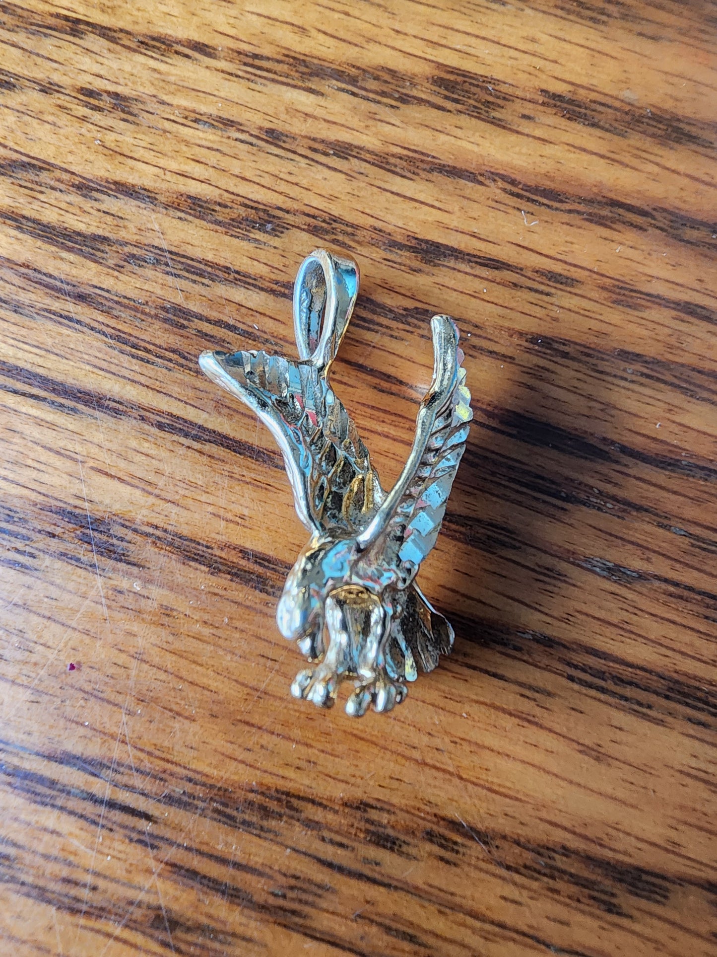 Cool Vintage Gold plated Eagle Pendent