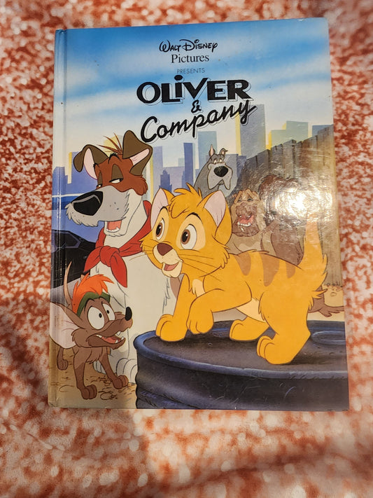 Walt Disney Classic Series Oliver & Company Children's Book Hardcover 1990