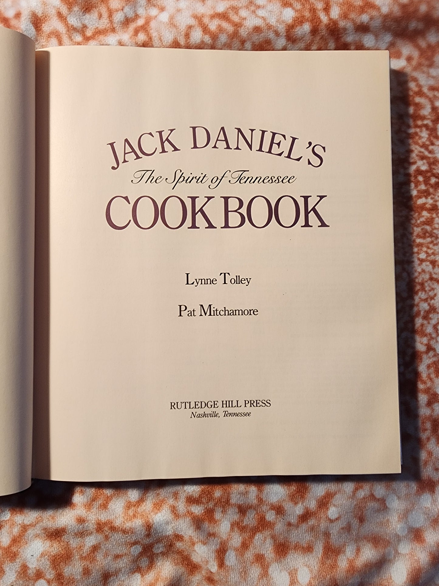 Jack Daniel's Spirit of Tennessee Cookbook Hardback book