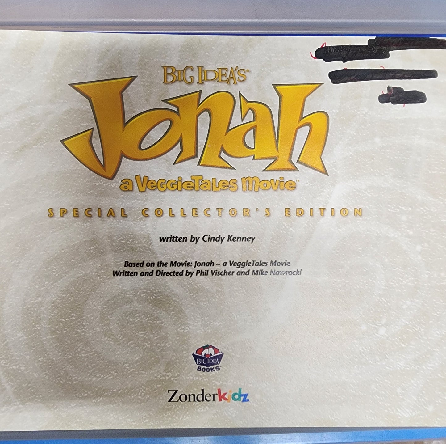 Jonah: A VeggieTales Movie Special Collector's Edition Book by Cindy Kenney