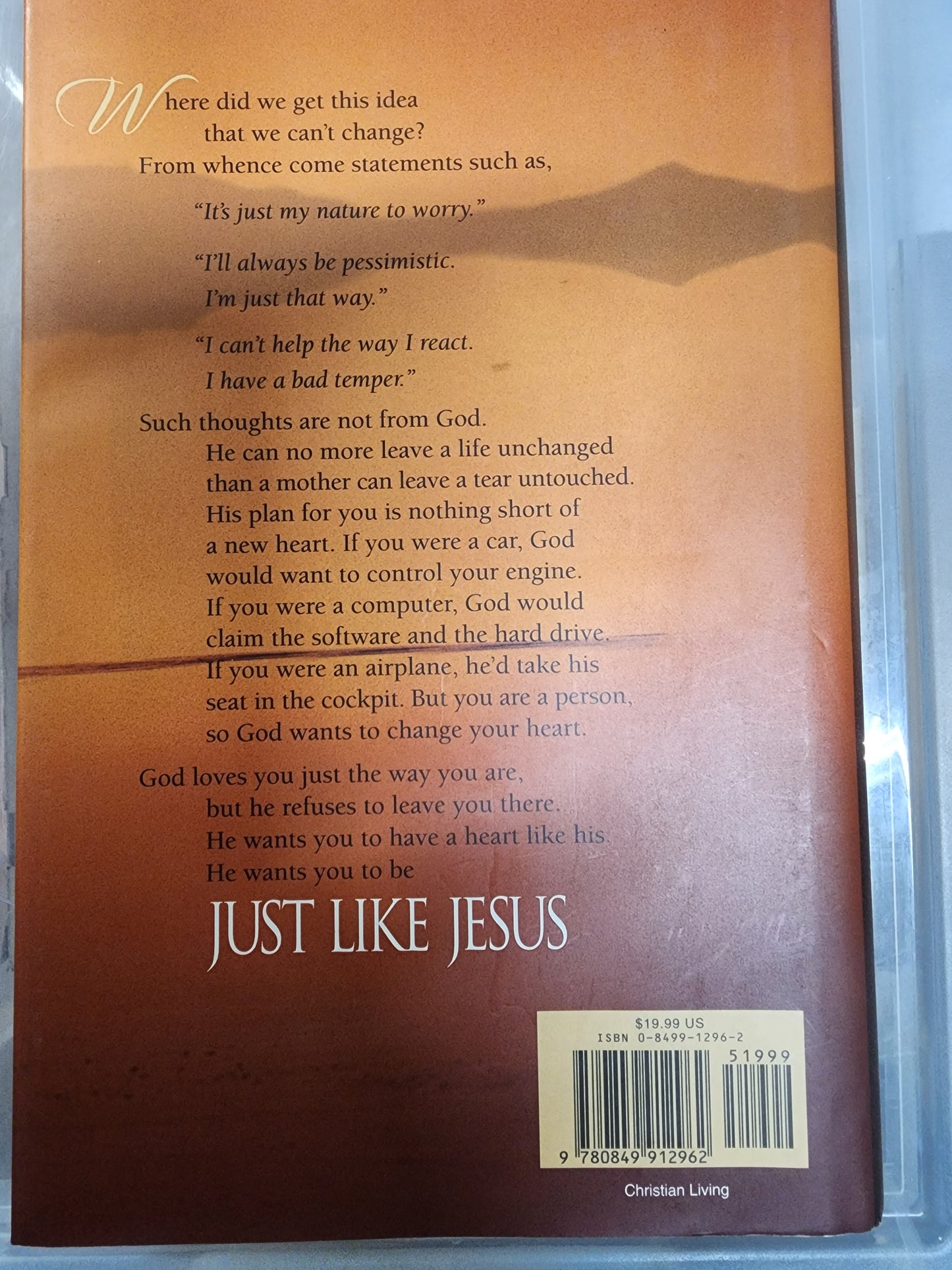 Just Like Jesus by Max Lucado (1998, Hardcover)