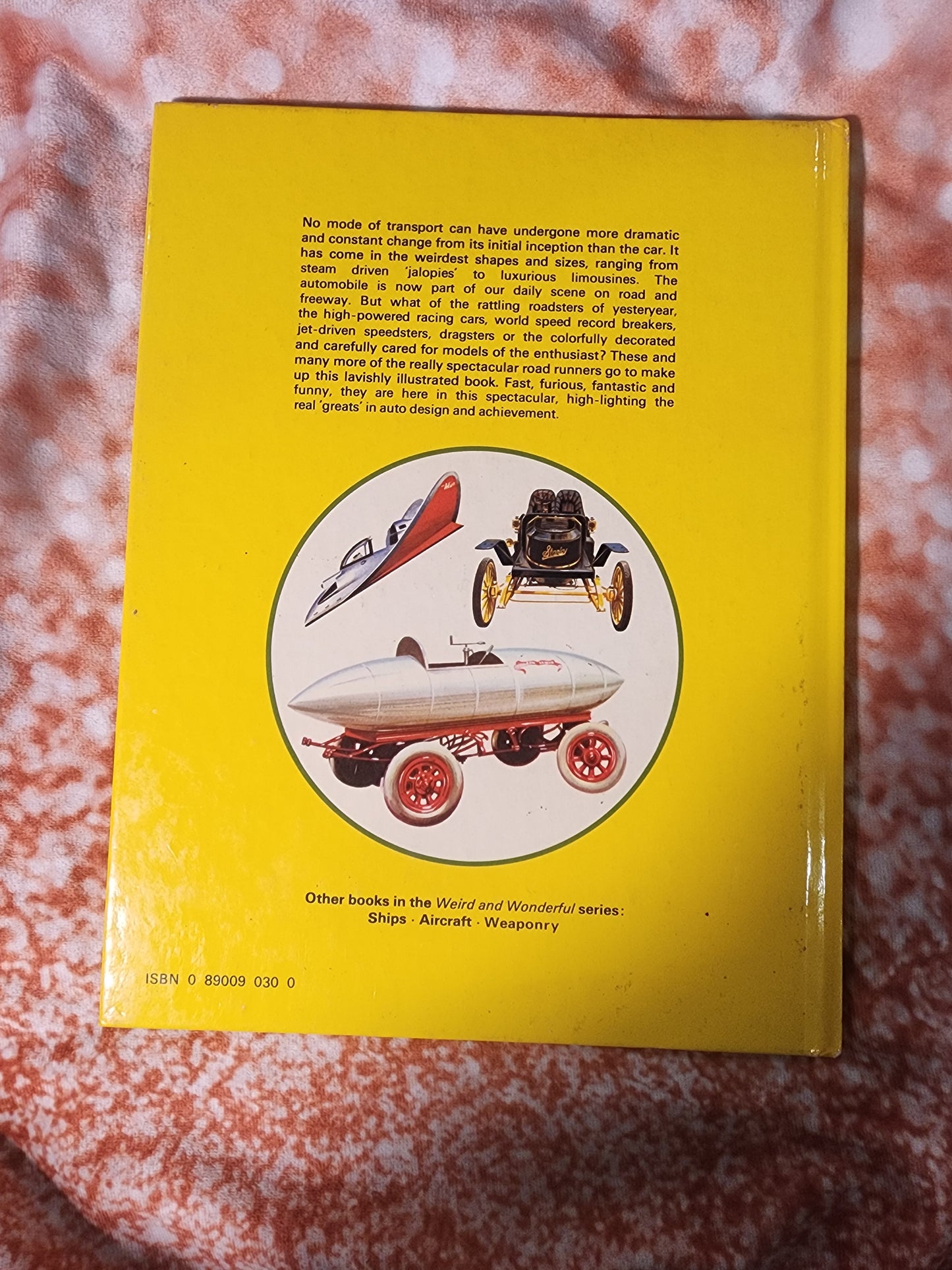 Weird and Wonderful Autos Vintage HC vintage Book Rocket Car Racing HB Book 1975