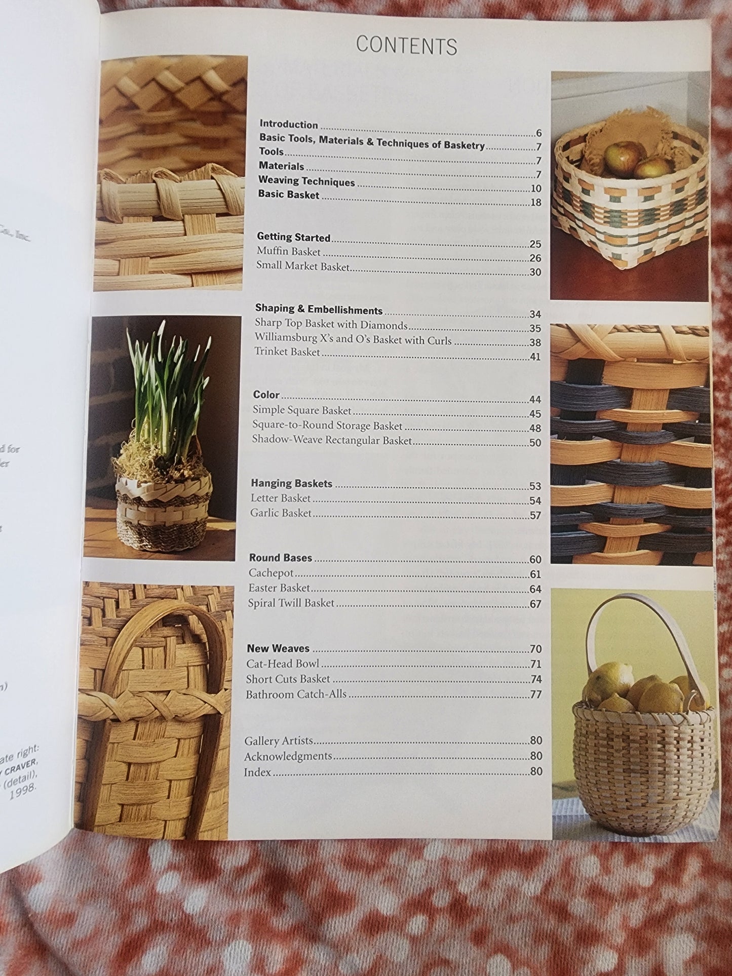 "Basketry: 17 Great Weekend Projects" by BJ Crawford. It is a crafting book