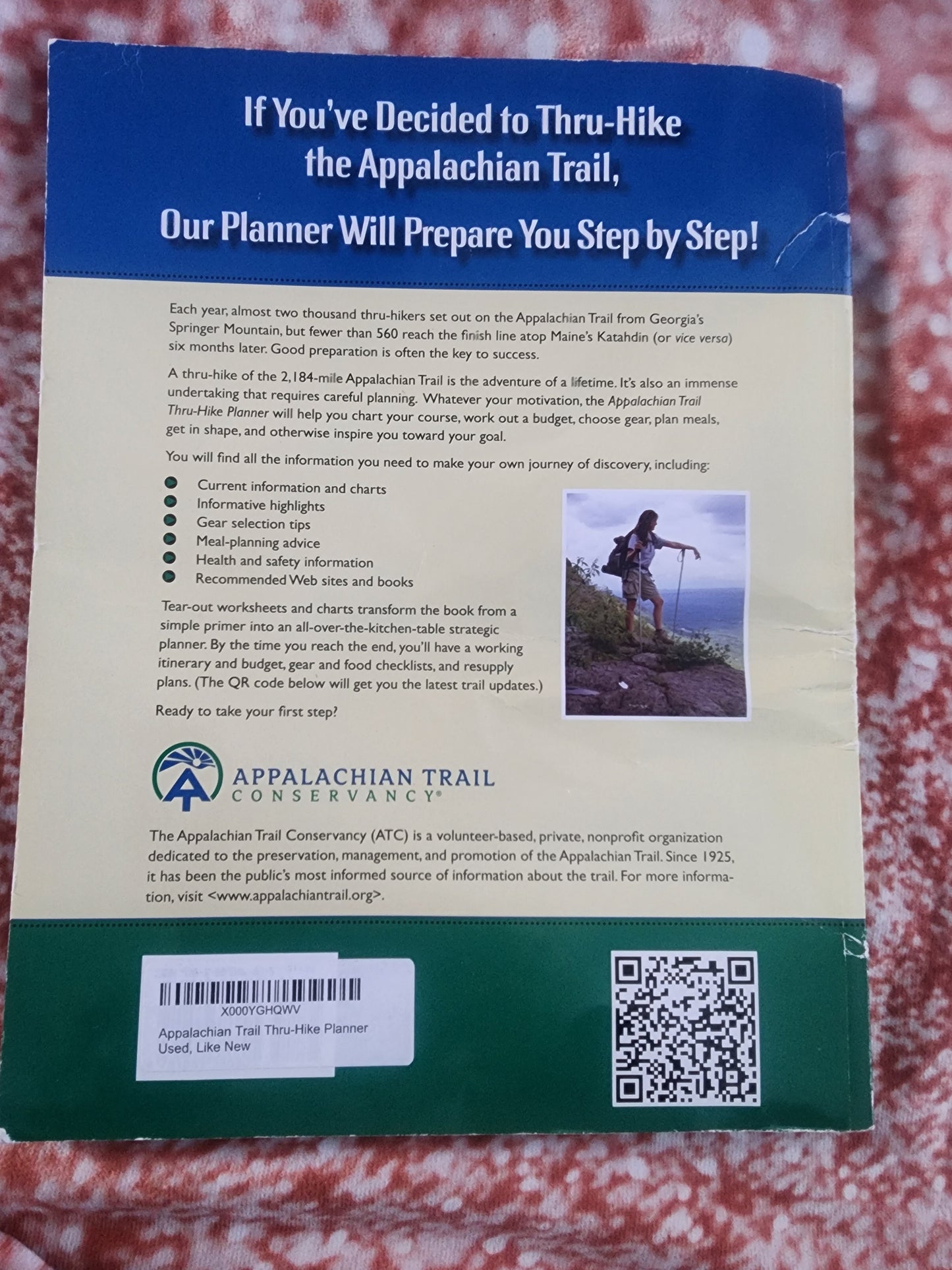 Appalachian Trail Thru-Hike Planner Maine to Georgia pb book