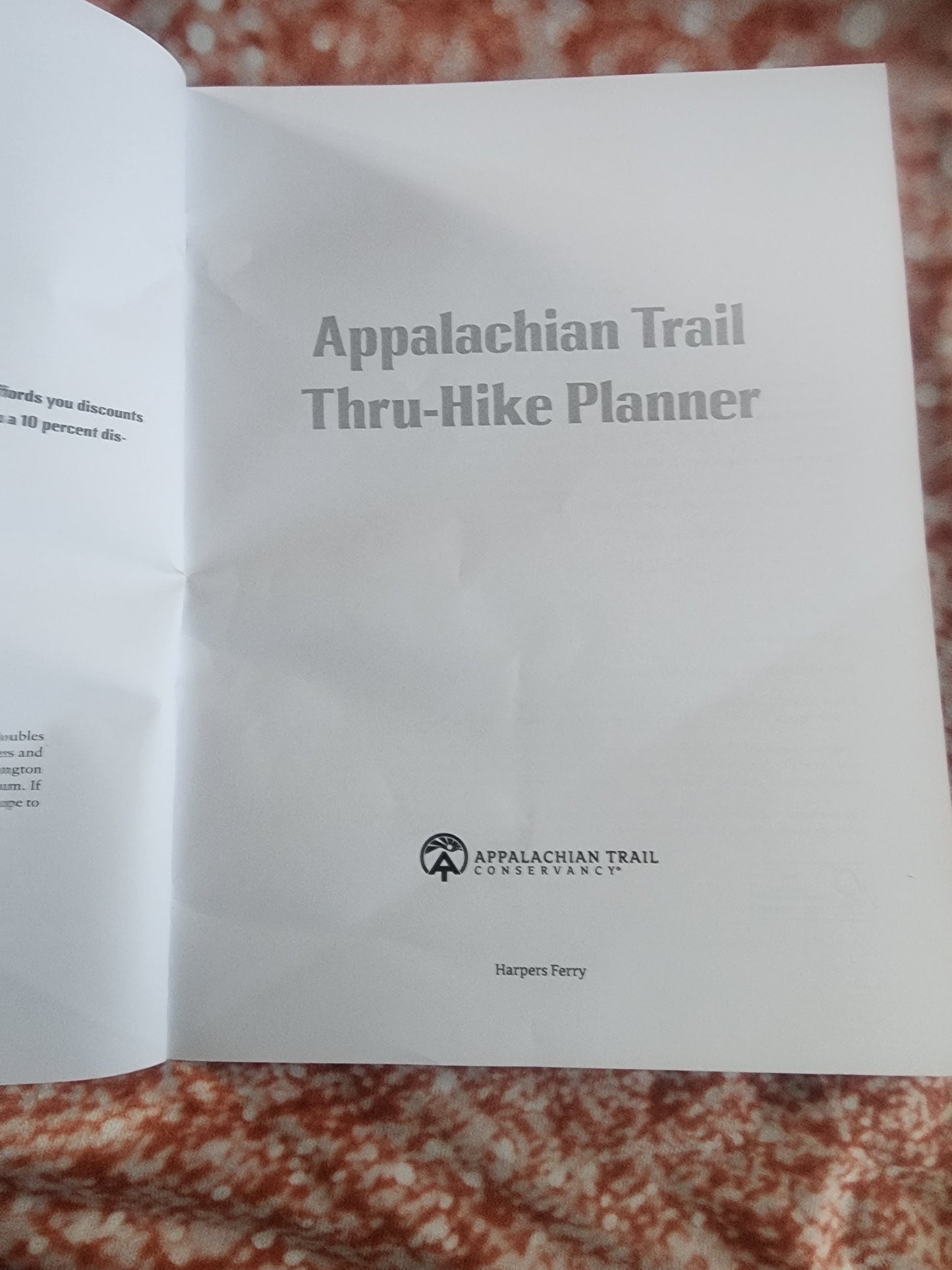 Appalachian Trail Thru-Hike Planner Maine to Georgia pb book