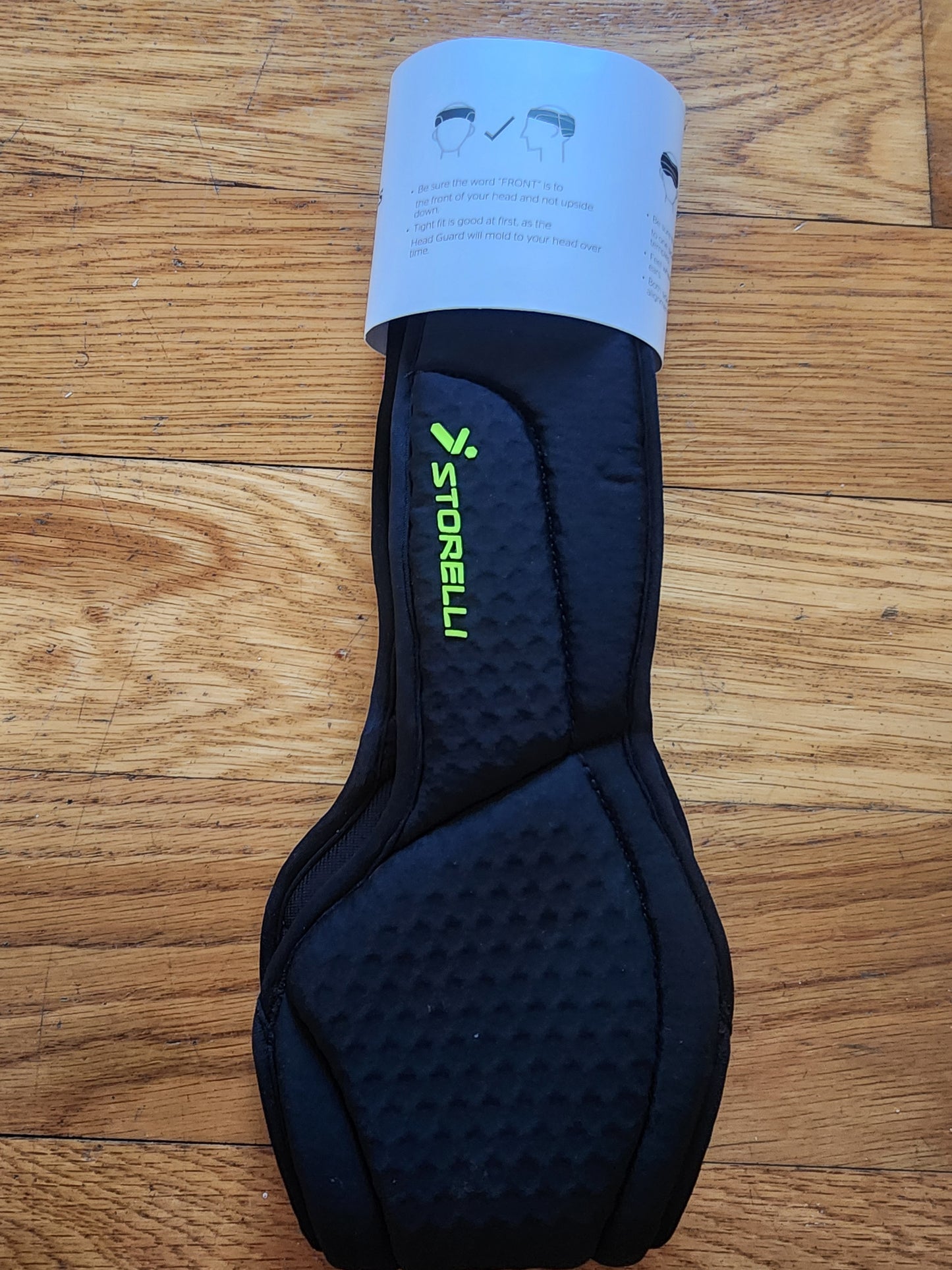 Storelli Exoshield Head Guard Size 5 Soccer Protective Sports Head Band Black