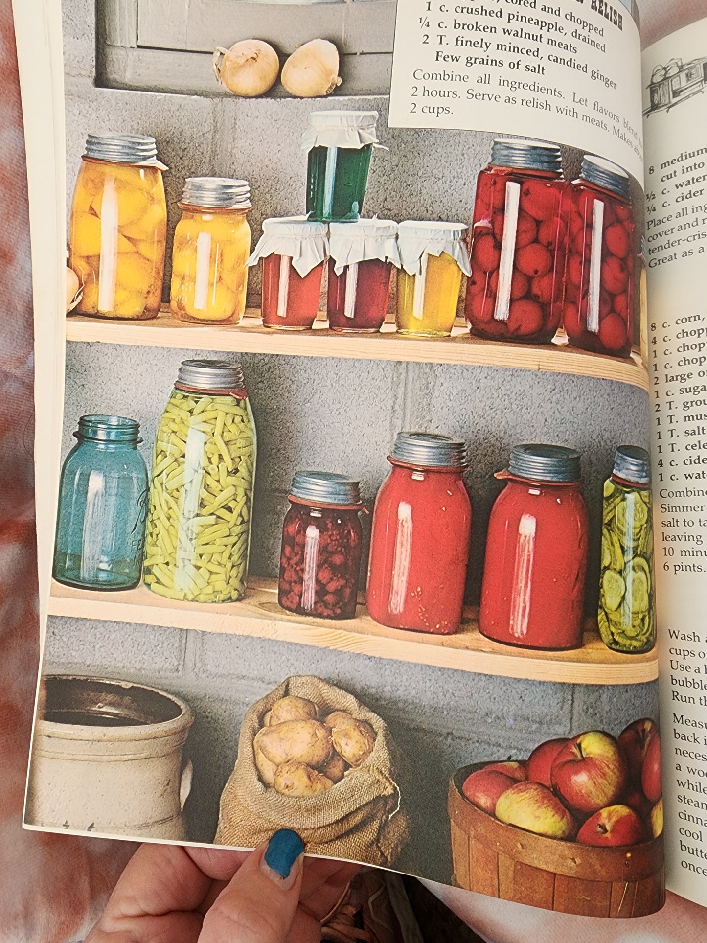IDEALS COUNTRY KITCHEN COOKBOOK RECIPE BOOK 1975 USA 64p Color Photos