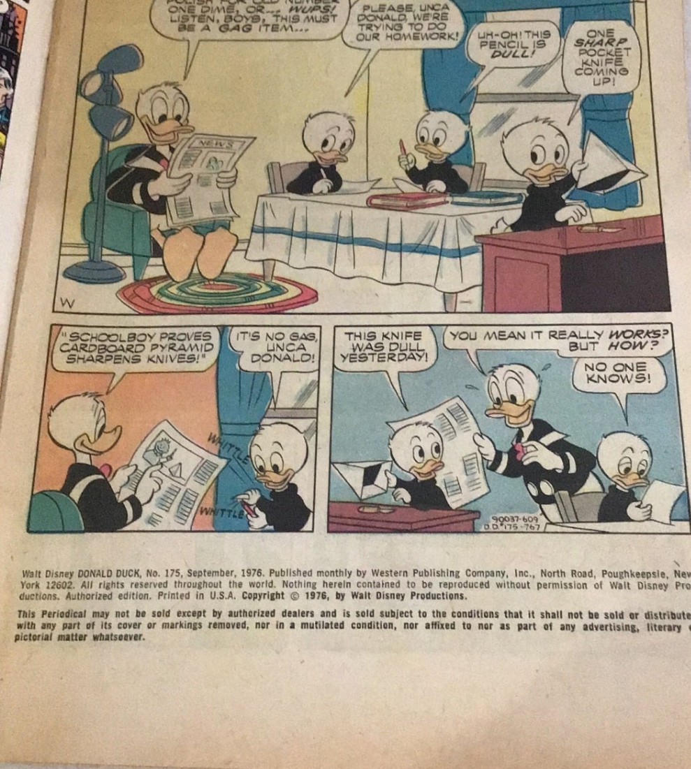 Gold Key Comic Walt Disney Donald Duck Plumber No. 175 copyright 1976