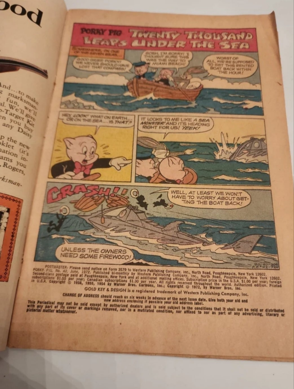 Gold Key Porky Pig #66 1976 #42 1972 Gold Key