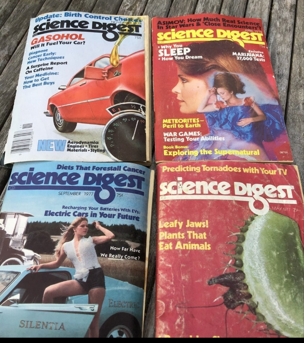 4 Science Digest books 1977 & 1978