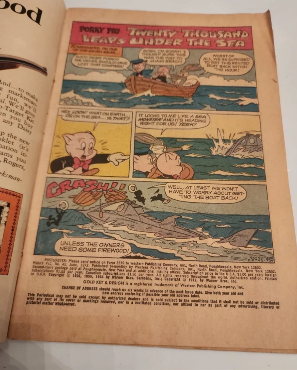 Gold Key Porky Pig #66 1976 #42 1972 Gold Key