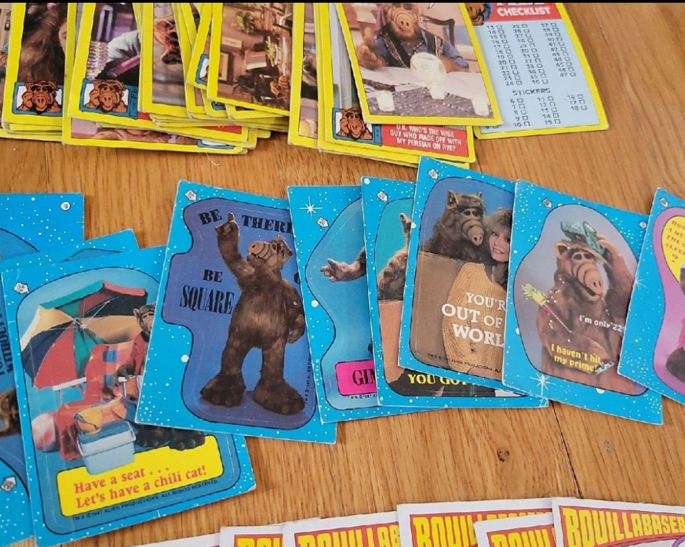 Vintage Alf & Bouillabaseball Trading Card Collection