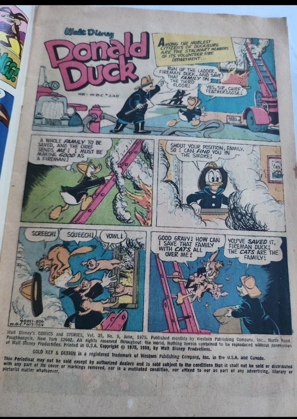 2 Gold Key Walt Disney Comics & Stories Featuring Donald Duck #3 1970  #9 1975