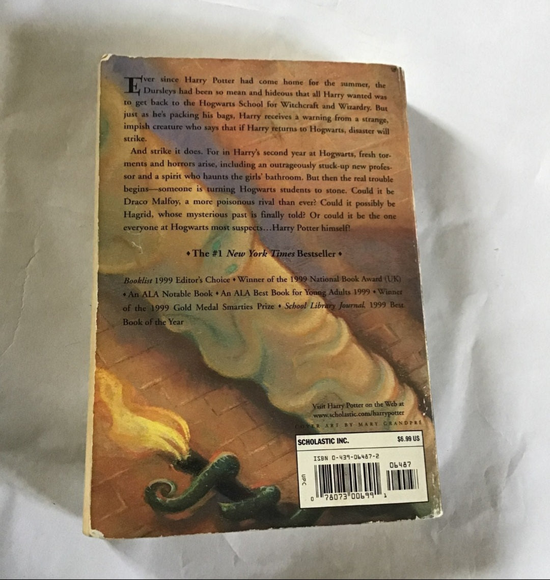 Harry Potter and the Chamber of Secrets book