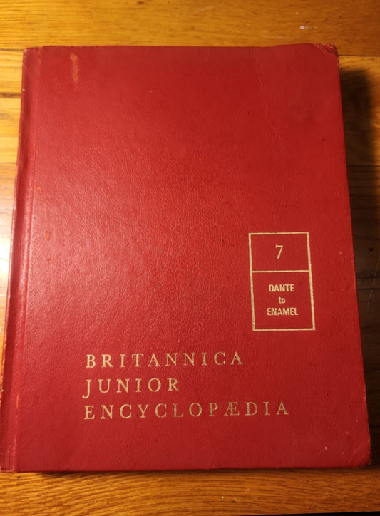 Vintage 1975 Britannica Junior Encyclopedia, Volume 7