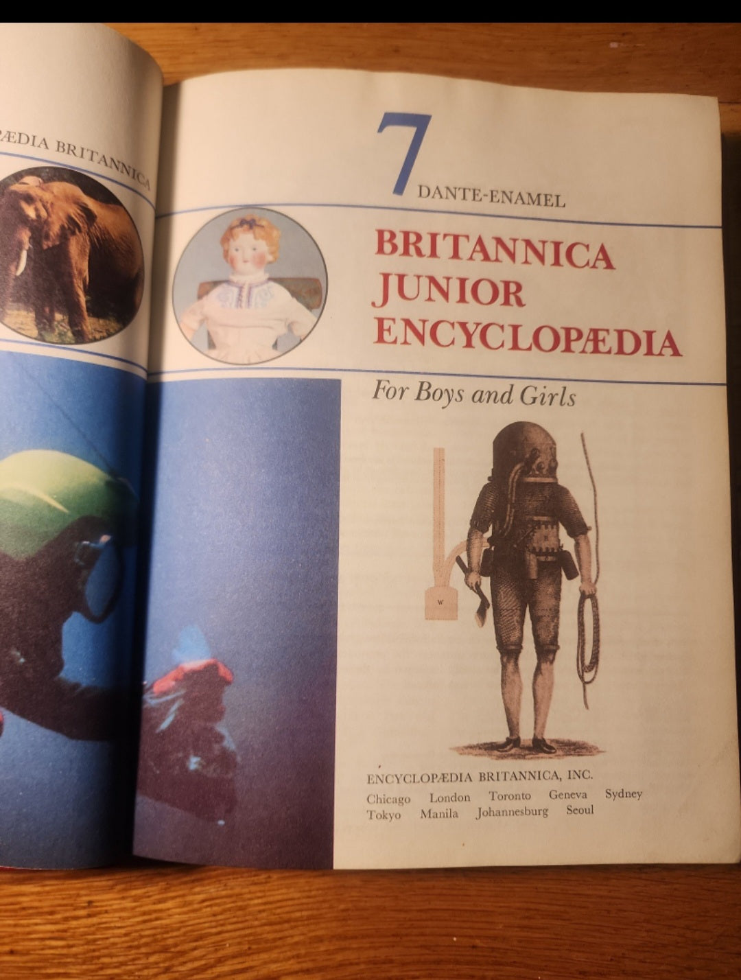 Vintage 1975 Britannica Junior Encyclopedia, Volume 7