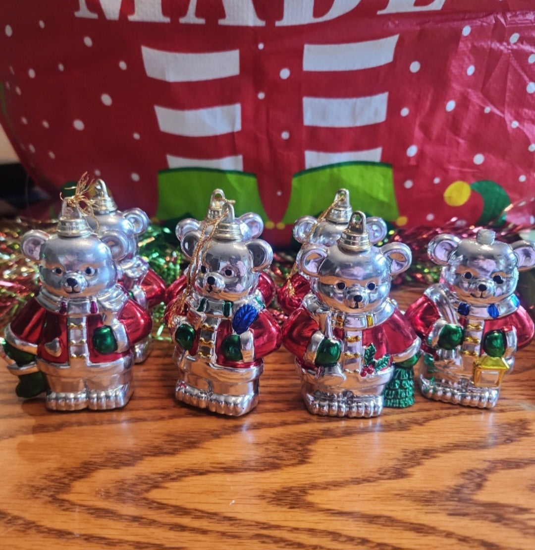 7 Festive Bear Christmas Ornaments