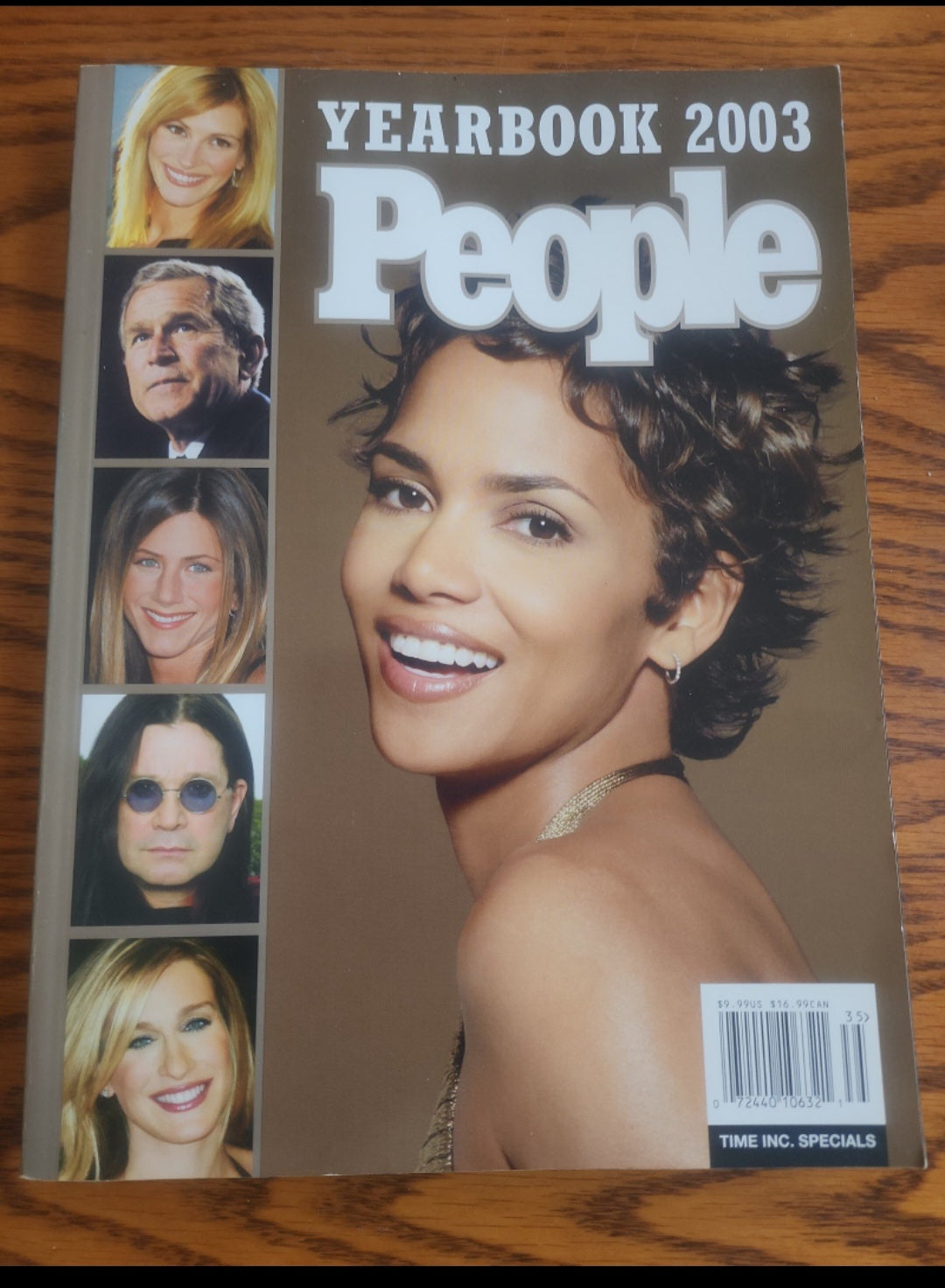 People Weekly Yearbook 2003 Softcover Halle Berry, ozzy in good condition