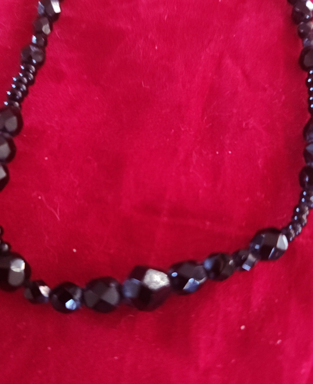 Carolina Herrera Necklace with lustrous black glass beads