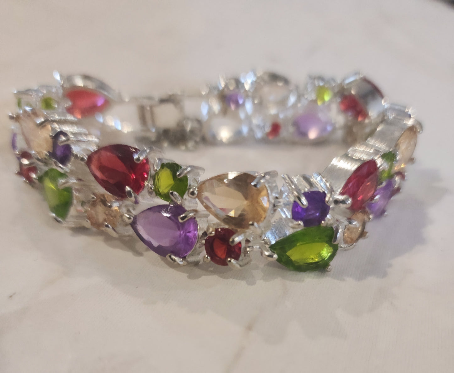 Colorful  Bracelet Cubic Zirconia Tennis Bracelet