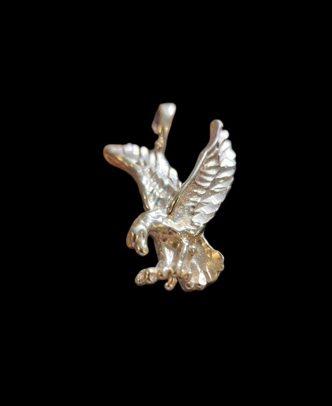 Cool Vintage Gold plated Eagle Pendent