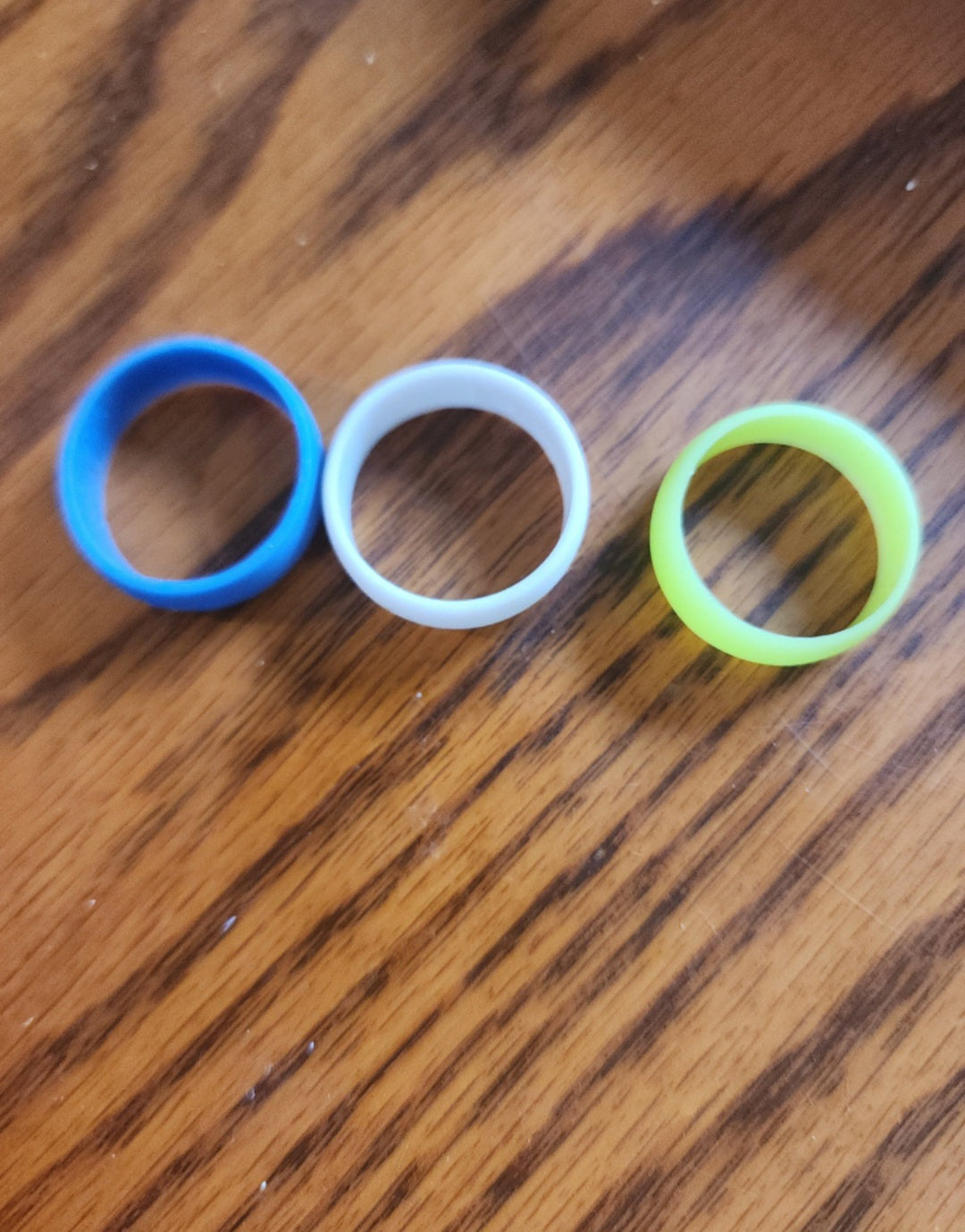 Silicone Ring Set - 3 Colors! (Size 10)