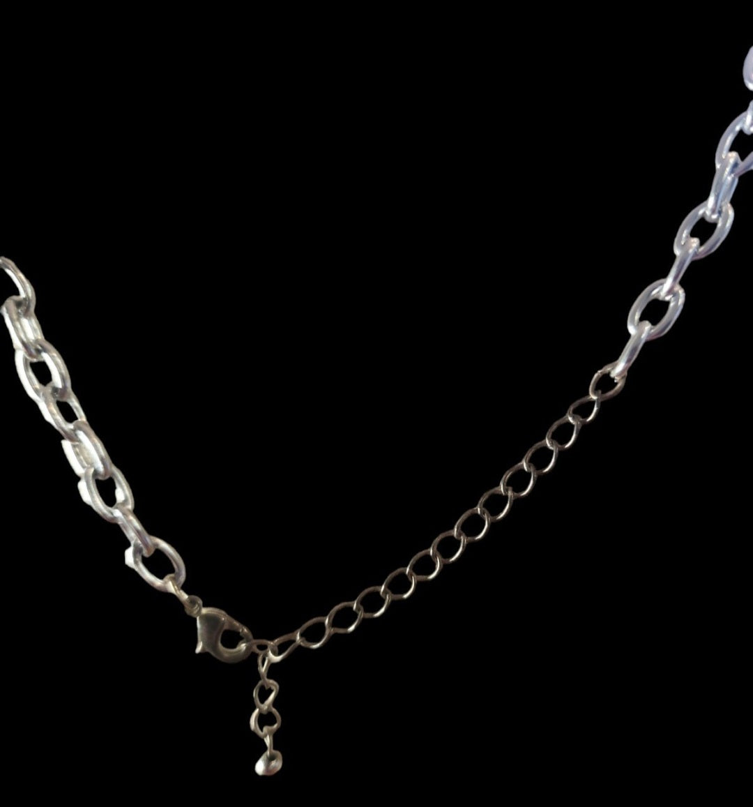 Rope Chain light weight necklace silver tone